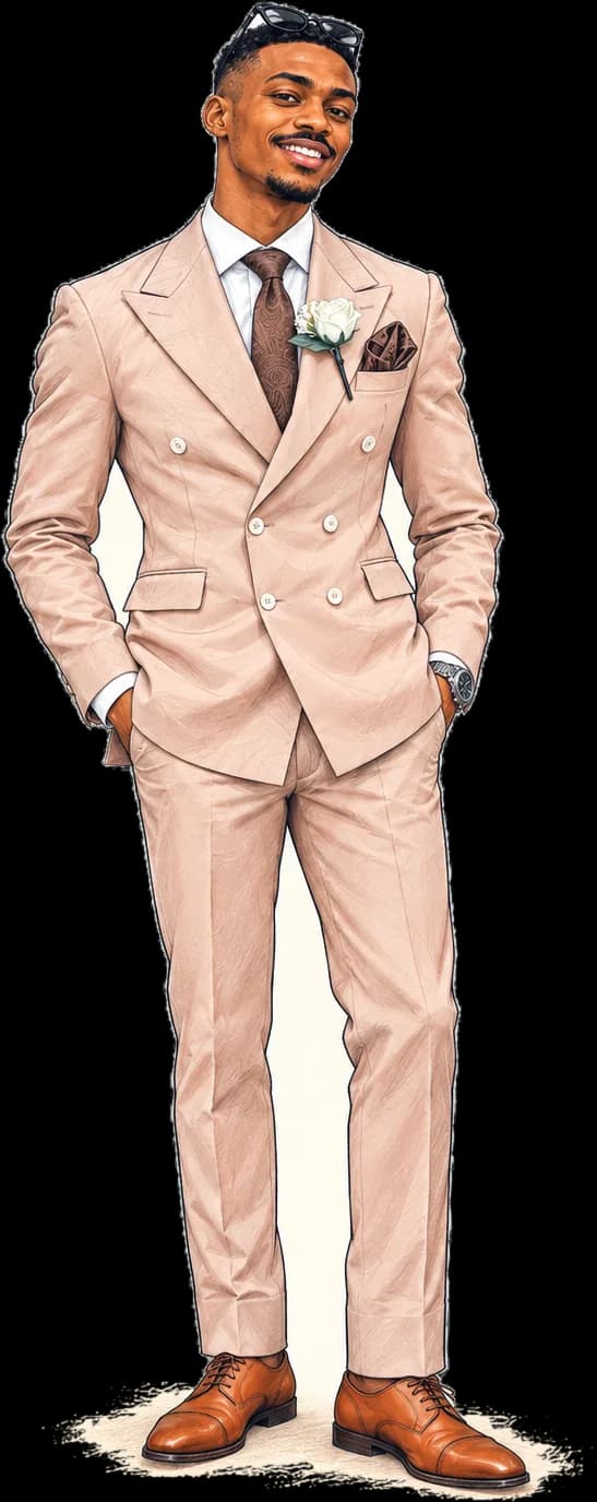 My friend, proud and relieved.